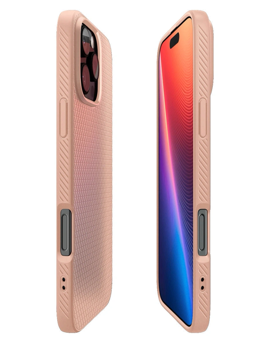 Накладка Spigen Liquid Air для iPhone 16 Pro, Rose Titanium (ACS08692). Фото 2