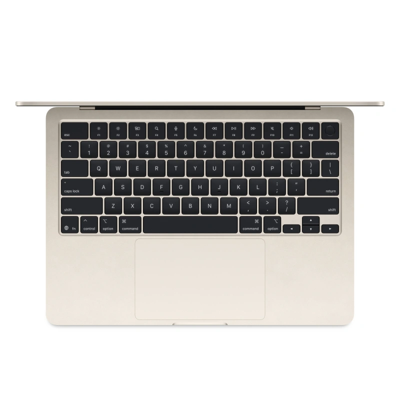 Apple MacBook Air 13" 2025 Сияющая звезда(MW103) (M4, 10-ядер CPU/10-ядер GPU, 16 ГБ, 512 ГБ SSD). Фото 2