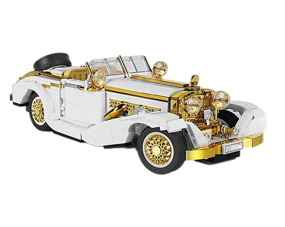 Конструктор Mould King Models 10003. Ретро автомобиль Mercedes-Benz K500, 868 деталей. Фото 3