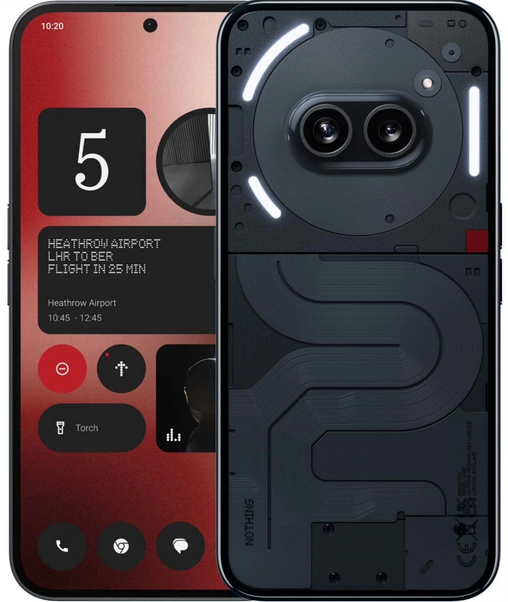 Смартфон Nothing Phone (2A) A142 12/256Gb, Black. Фото 1