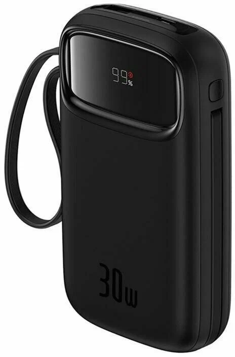 Внешний аккумулятор Baseus QPow 2 30W 20000mAh, Black (P10055005112-00). Фото 2