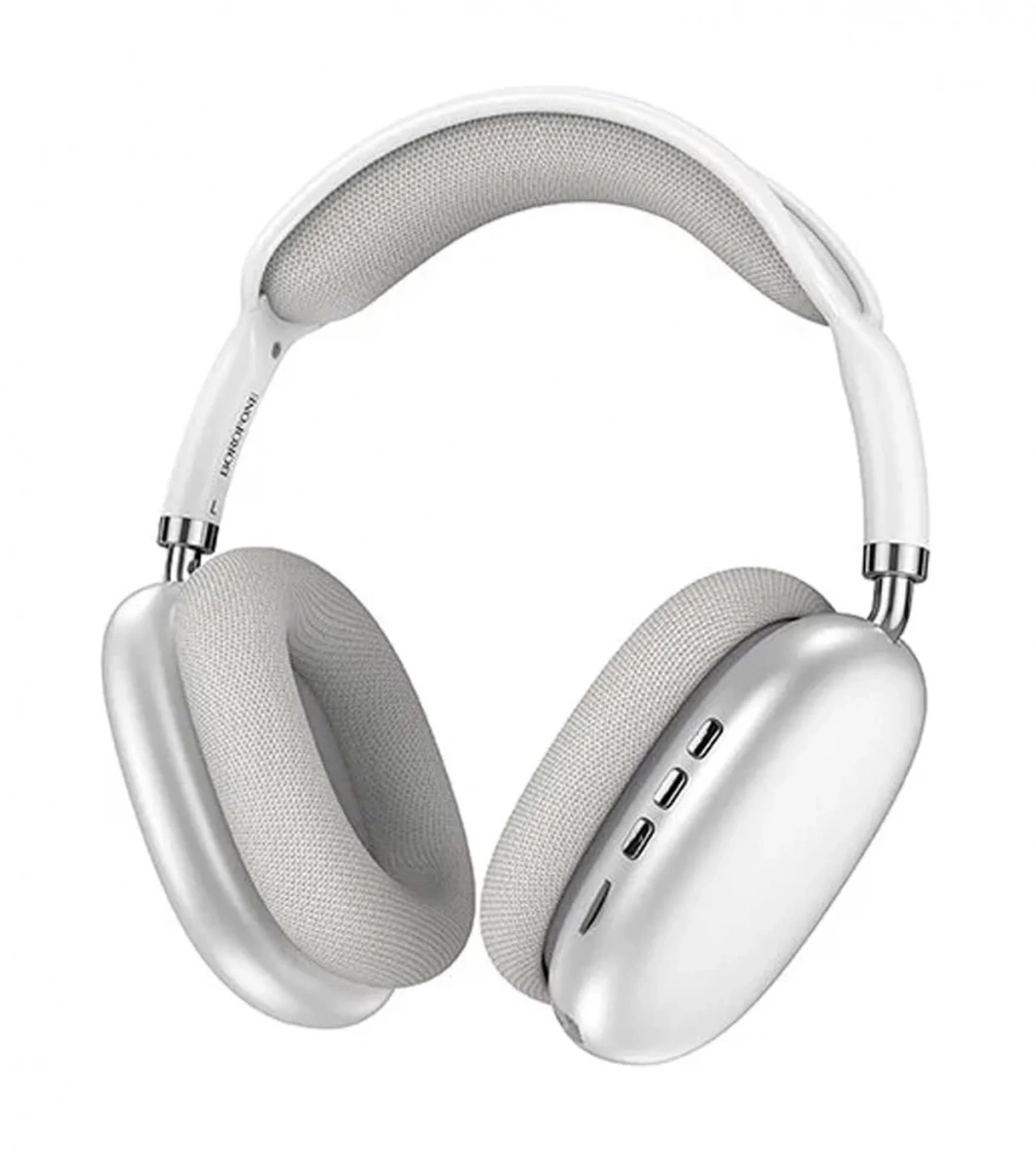 Беспроводные наушники Borofone BO22 Plus Elegant BT, Silver. Фото 1