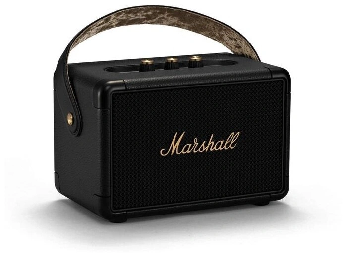 Портативная акустика Marshall Kilburn II, Чёрный и латунный. Фото 4