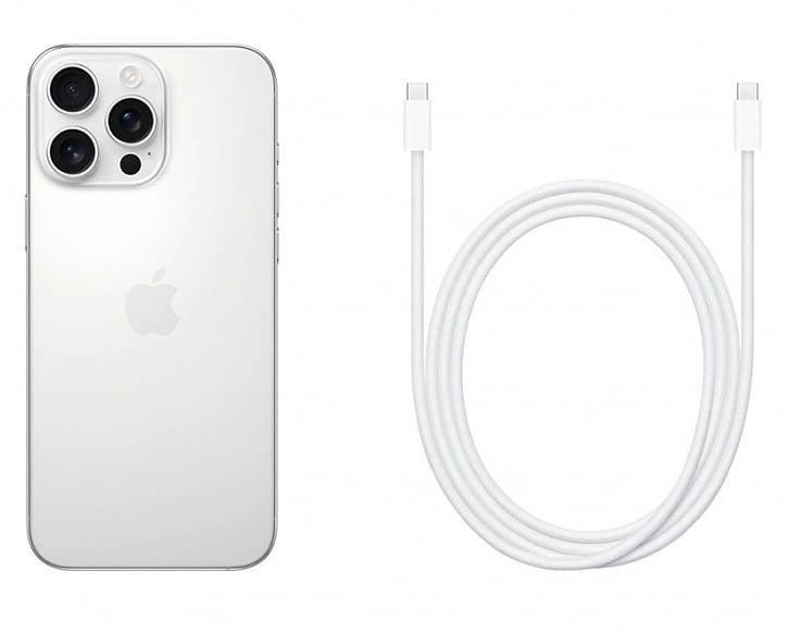 Смартфон Apple iPhone 16 Pro Max 256Gb White Titanium (eSIM+SIM) (Без RuStore) (Уцененный товар) . Фото 5