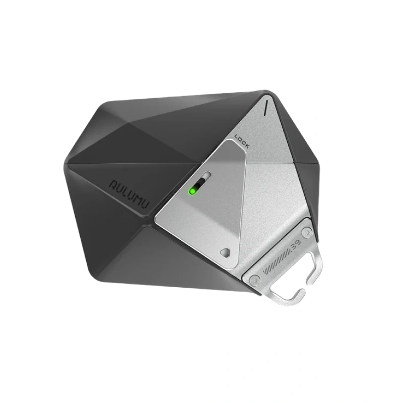 Чехол Aulumu A39 Geometric для AirPods Pro 3, Black (UA-A39-BK). Фото 1