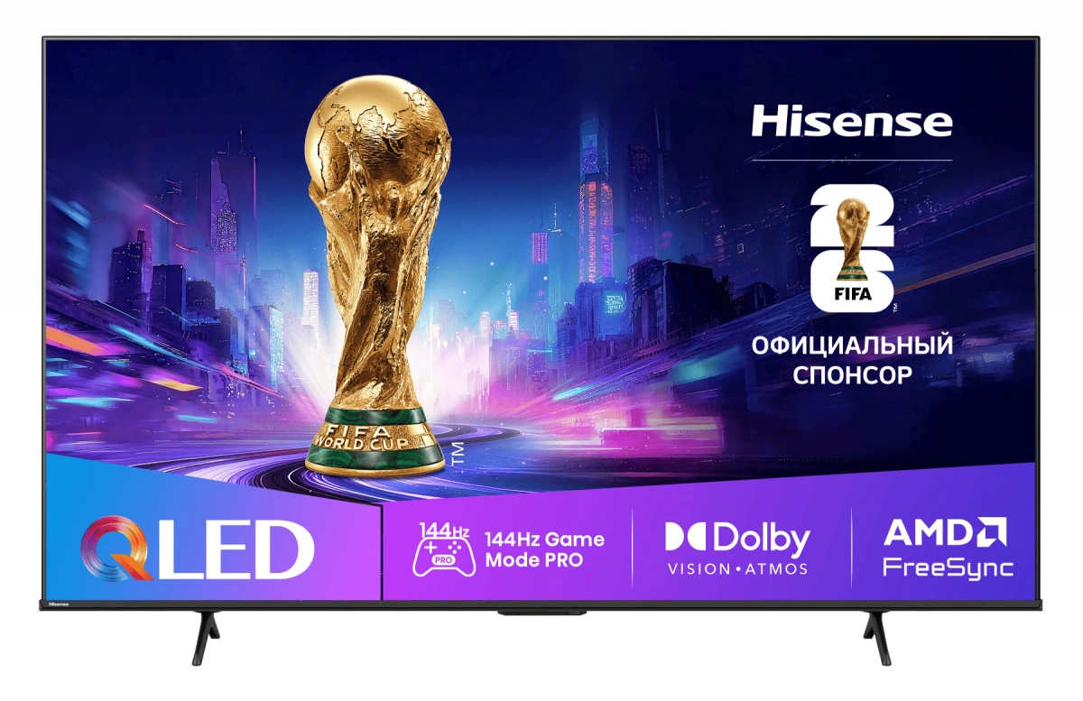 Телевизор Hisense 55E7Q Pro (2025) 55" 4K UHD QLED Smart TV. Фото 1