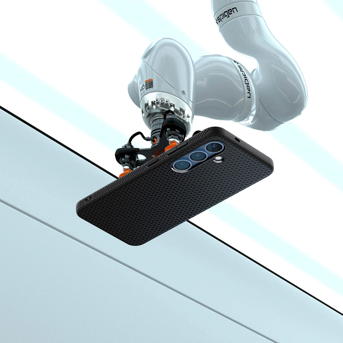 Накладка Spigen Liquid Air для Samsung Galaxy S25 Plus, Black (ACS08979). Фото 7