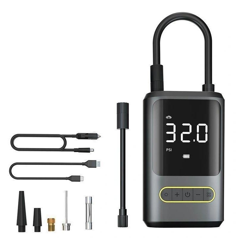 Насос портативный Barra Car Air Pump ATJ-8466, Black. Фото 1