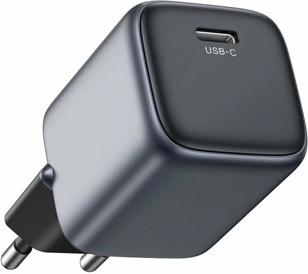 Сетевое зарядное устройство Ugreen Nexode USB-C 20W PD GaN Fast Charger, Black. Фото 1