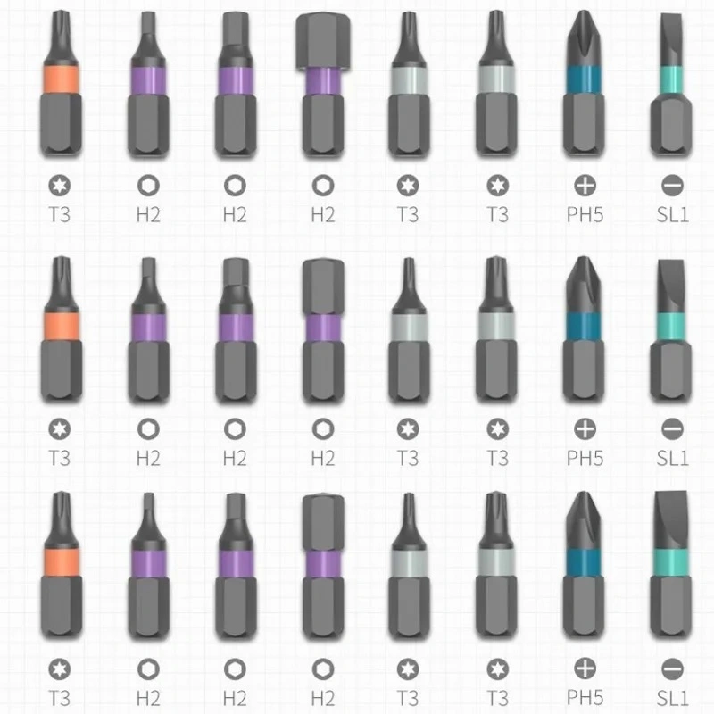 Реверсивная отвертка с набором бит AtuMan RS1 Multipurpose Ratchet Screwdriver Set (24 в 1). Фото 3