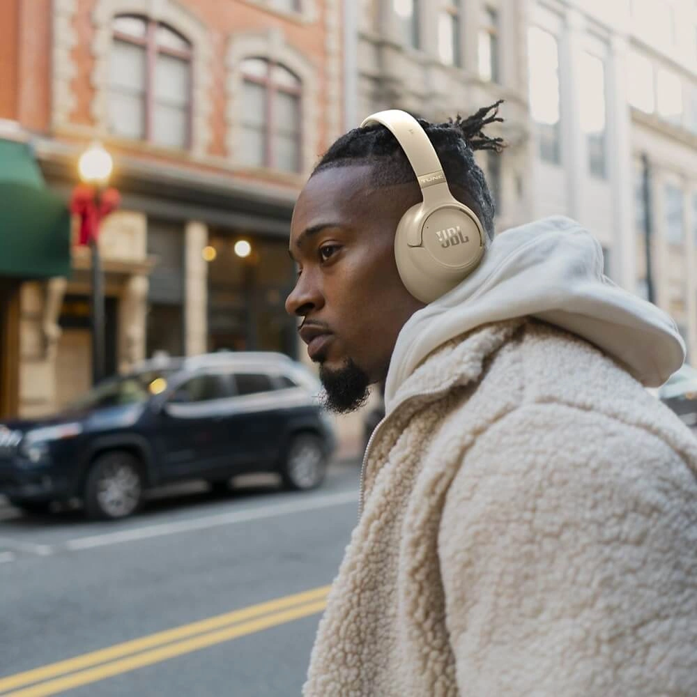 Беспроводные наушники JBL Tune 780NC, Бежевые. Фото 8