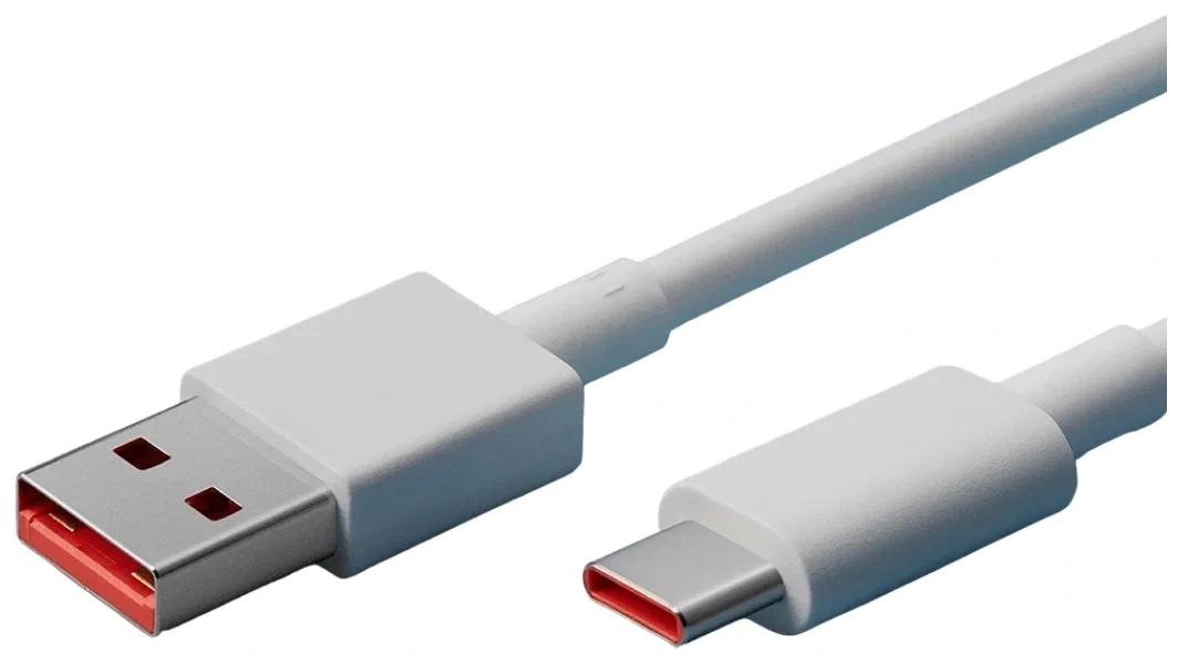 Кабель XiaoMi 6A USB to Type-C Fast Charging 1m, Белый. Фото 2