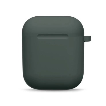 Чехол Silicone Case для наушников AirPods 2, Black Galen. Фото 1