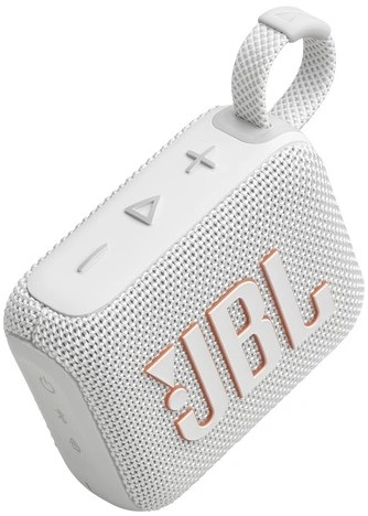 Беспроводная акустика JBL Go 4 Белая (JBLGO4WHT). Фото 4
