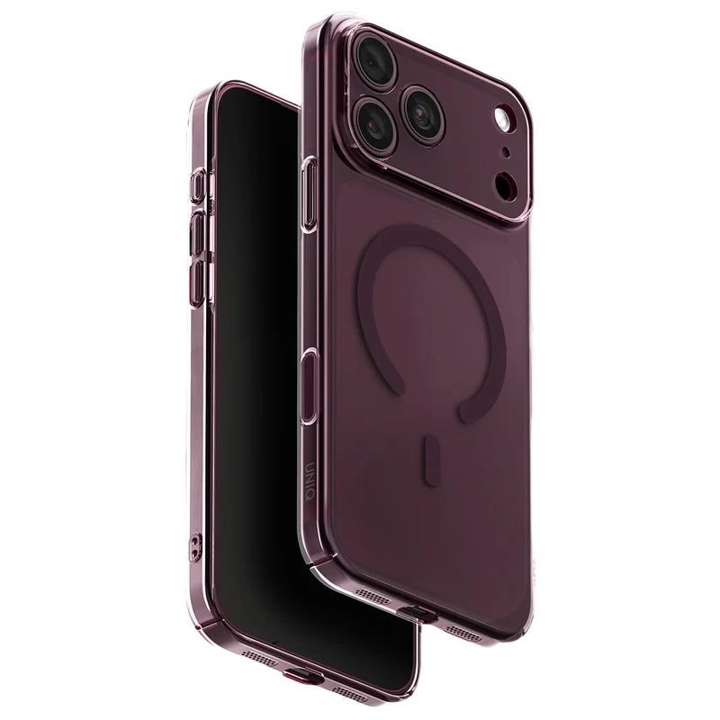 Накладка Uniq для iPhone 18 Pro Max / iPhone 17 Pro Max AirSuit 1.3mm Ultra-Slim MagClick Case, Burgundy (IP6.9P(2026)-ASMGBRG). Фото 1