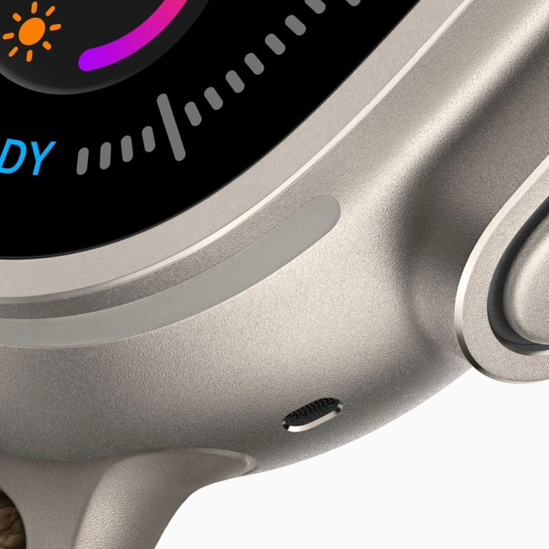Умные часы Apple Watch Ultra 4 (2026) GPS+Cellular 49мм, Натуральный титановый корпус, ремешок "Натуральная миланская петля" размер M 155-185 мм (MJA94). Фото 4
