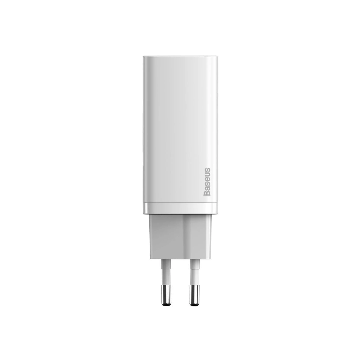 Сетевое зарядное устройство Baseus GaN2 Lite Quick Charger C+U 65W, White (CCGAN2L-B02). Фото 3