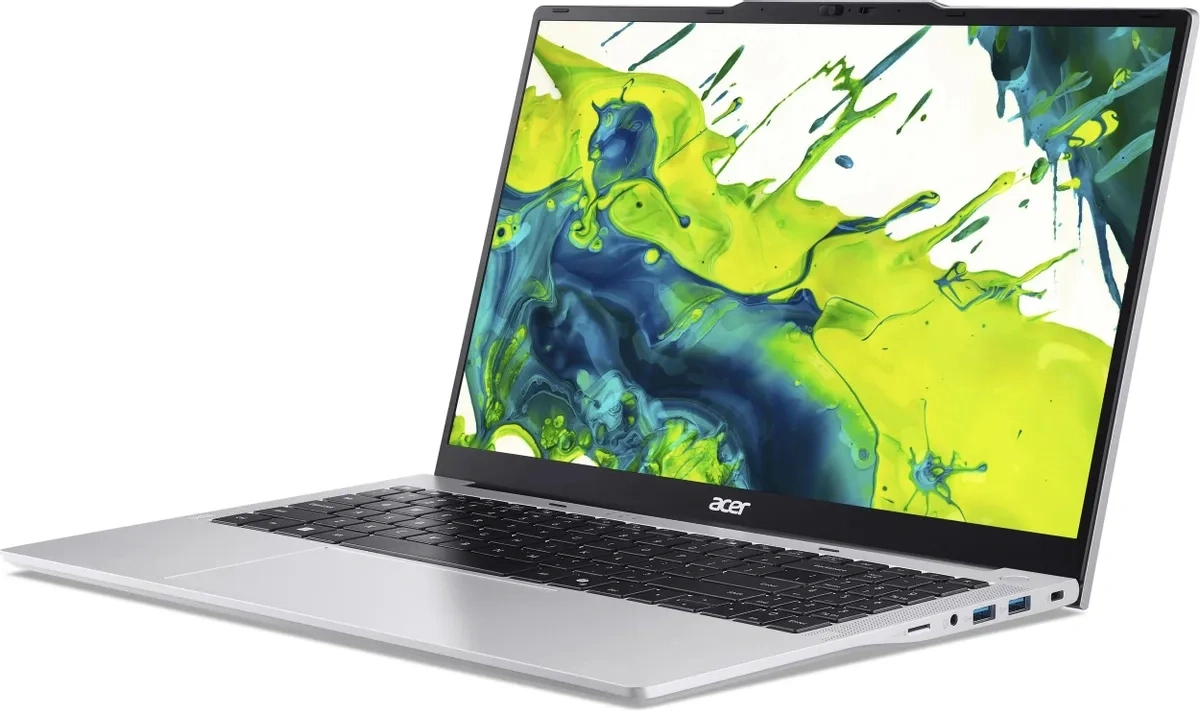 Ноутбук Acer Aspire Lite, Серебристый (AL15-72P-541W) (15.6", Intel Core i5 13500H, 16 Гб, 512 Гб SSD, Intel Iris Xe Graphics, noOS) NX.D5HEX.007. Фото 3