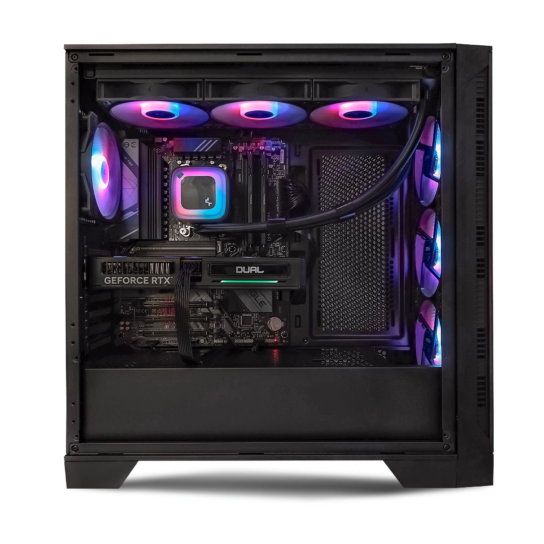 Системный блок CORE X (320R Ryzen 5 7500F, 32Гб DDR5, RTX5060 Ti, SSD 1Тб M.2, Gigabyte B650, 750Вт). Фото 1
