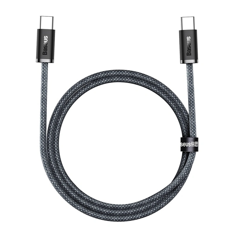 Кабель Baseus Dynamic Series Fast Charging Data Cable Type-C to Type-C 100W 1m, Серый (CALD000216). Фото 1