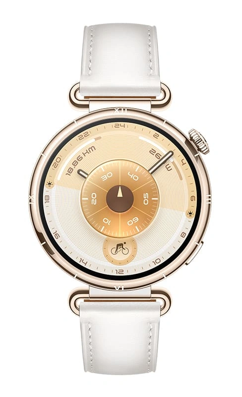 Смарт-часы Huawei Watch GT 6 41мм, Белый, Ремешок белый из композитной кожи (KSU-B19). Фото 2