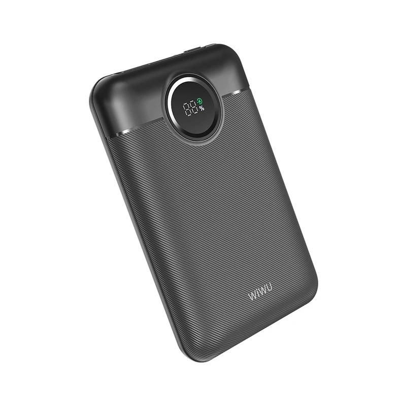 Внешний аккумулятор Wiwu 22.5W 10000 mAh PD Dual Cable, Black (Wi-P022). Фото 4