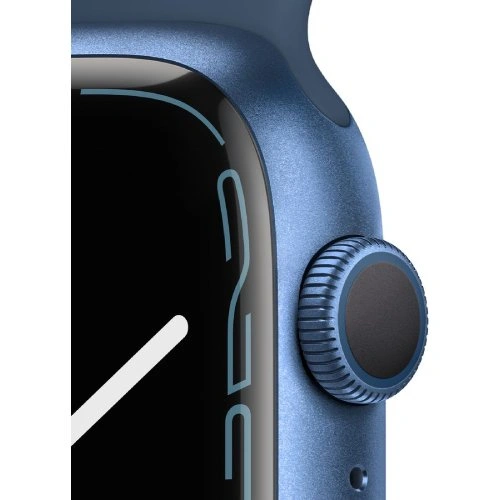 Умные часы Apple Watch Series 7, 45 мм, алюминий синего цвета (Уцененный товар). Фото 1