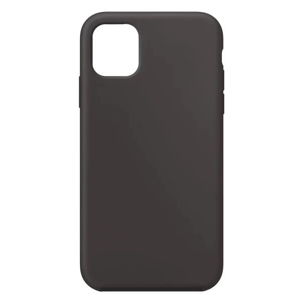 Накладка Silicone Case для iPhone 11, Чёрный. Фото 1