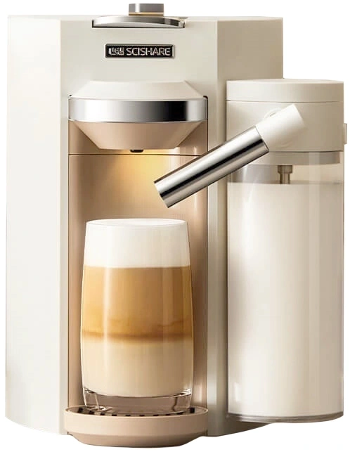 Кофемашина Scishare Capsule Coffee Machine Mini, White (Уценённый товар). Фото 2