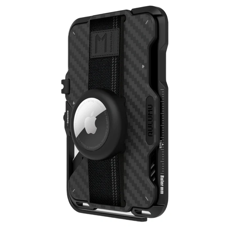 Магнитный бумажник Aulumu G03 Carbon Fiber MagSafe (UA-G03-CF). Фото 5