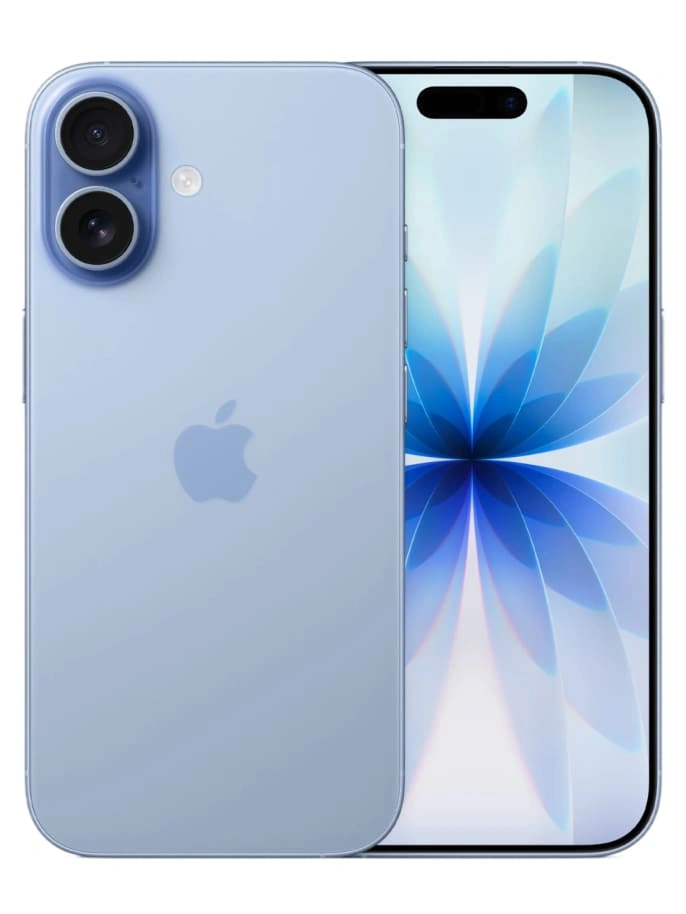 Смартфон Apple iPhone 17 256Гб, Голубой (eSIM) (Без RuStore). Фото 1