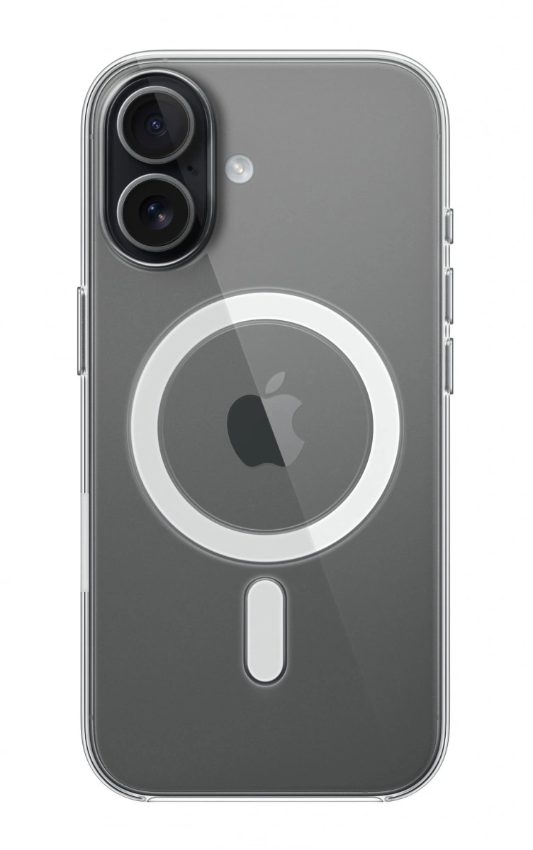 Накладка Clear Case with MagSafe для iPhone 17, Прозрачный. Фото 1