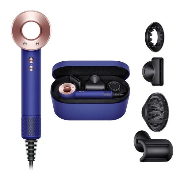 Фен Dyson Supersonic HD08, Vinca Blue/Rose (Подарочный набор). Фото 1