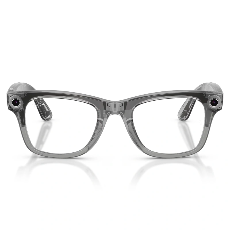 Умные очки Ray Ban Wayfarer (Gen 2) RW4012 Глянцевый серый/синий фотохром L 155-53mm (662/8MF53). Фото 4