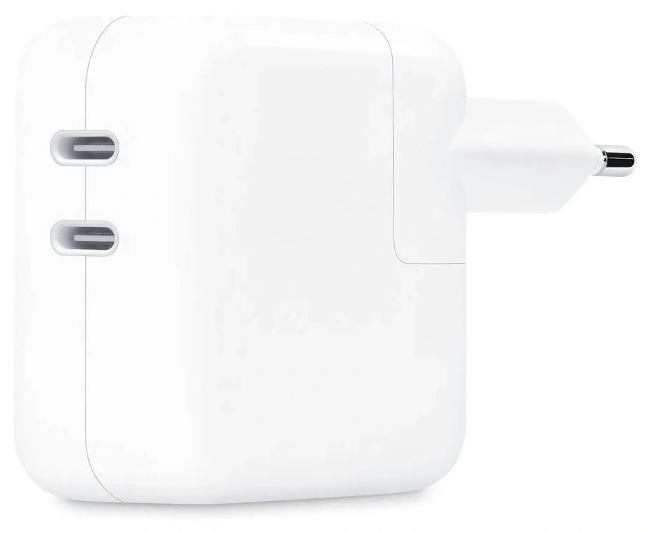 Сетевое зарядное устройство Apple Dual USB-C Port 35W MNWP3ZM/A (Евро вилка). Фото 1