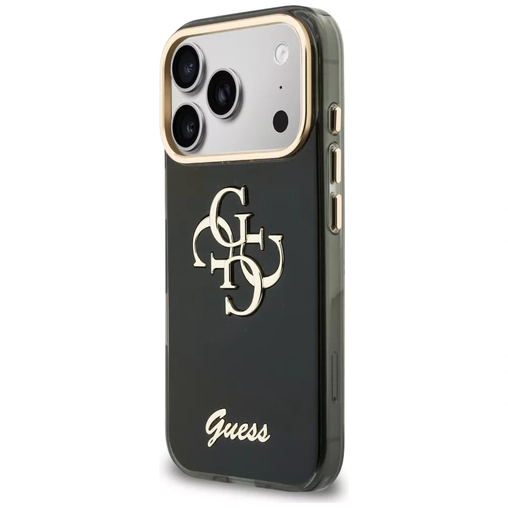 Накладка Guess для iPhone 18 Pro / 17 Pro IML 4G Big and Script metal logo & Cam Hard, Black (GUHCP18L5HC4MLSK). Фото 2