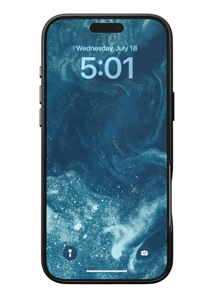 Накладка Nomad Traditional Leather Case With MagSafe для iPhone 16 Pro Max, Black (NM01388685). Фото 3