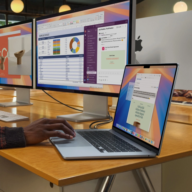 Apple MacBook Air 15" 2025 Сияющая звезда (MW1J3) (M4, 10-ядер CPU/10-ядер GPU, 16 ГБ, 256 ГБ SSD). Фото 7