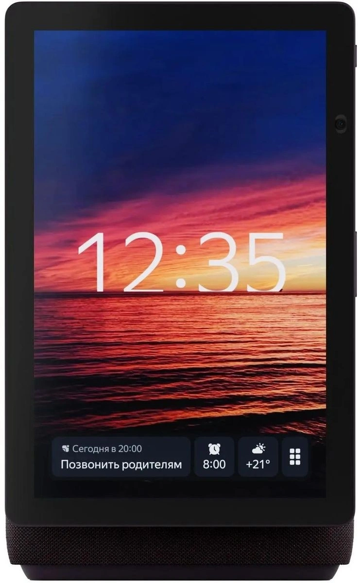 Умная колонка Яндекс Станция Дуо Макс c Zigbee YNDX-00055RED, Красная. Фото 3