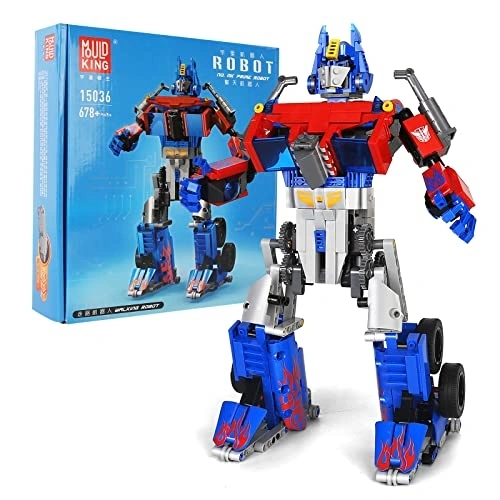 Конструктор Mould King Robot 15036. Optimus Prime, 678 деталей, пульт ДУ. Фото 1