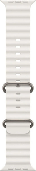Apple Watch Ultra 2 GPS+Cellular 49mm, ремешок "White Ocean Band" один размер 130-200 mm (MREJ3). Фото 3