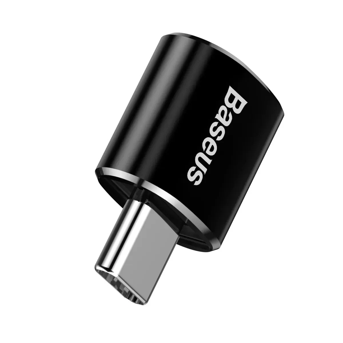 Переходник Baseus Adapter Converter USB-C - USB-A, Чёрный CATOTG-01. Фото 1