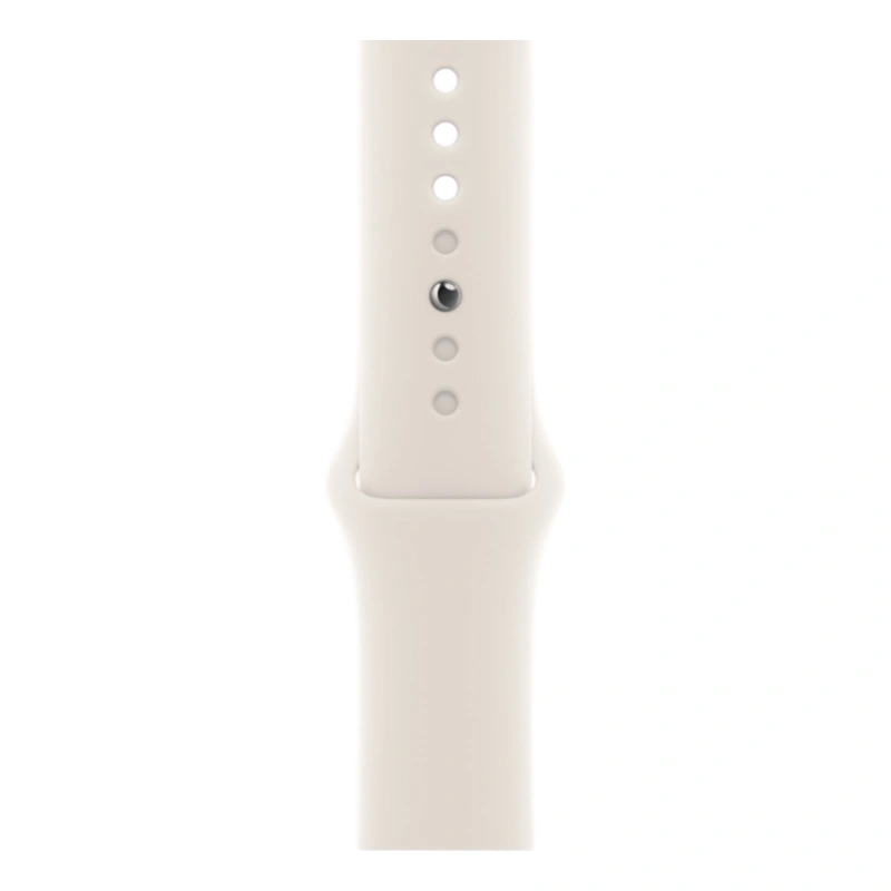 Apple Watch SE 3 2025, 40 мм, алюминий цвета "Starlight", Sport Band "Starlight" размер S/M (MEH34). Фото 3