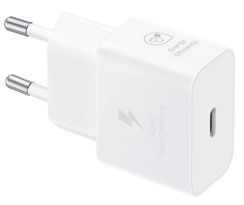 Сетевое зарядное устройство Samsung USB-C 25W, Белое (EP-T2510NWEGWW). Фото 1