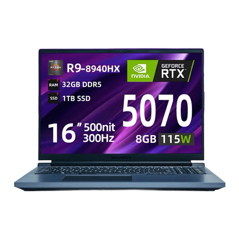 Ноутбук Mechrevo 16 Pro Чёрный (16" Ryzen 9 8940HX, 32 Гб, 1 Тб SSD, RTX 5070, Windows 11). Фото 1