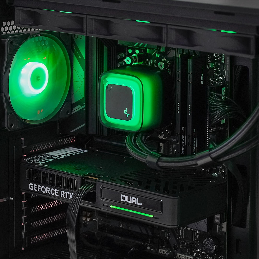 Системный блок CORE X (320R Ryzen 5 7500F, 32Гб DDR5, RTX5060 Ti, SSD 1Тб M.2, Gigabyte B650, 750Вт). Фото 3