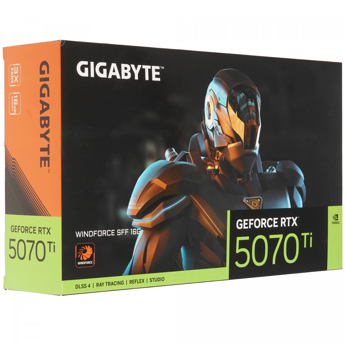Видеокарта Gigabyte GeForce RTX 5070 Ti WINDFORCE SFF 16Гб GDDR7 256 bit PCIe 5.0. Фото 6