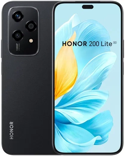 Смартфон Honor 200 Lite 12/256Гб Полночный черный. Фото 1