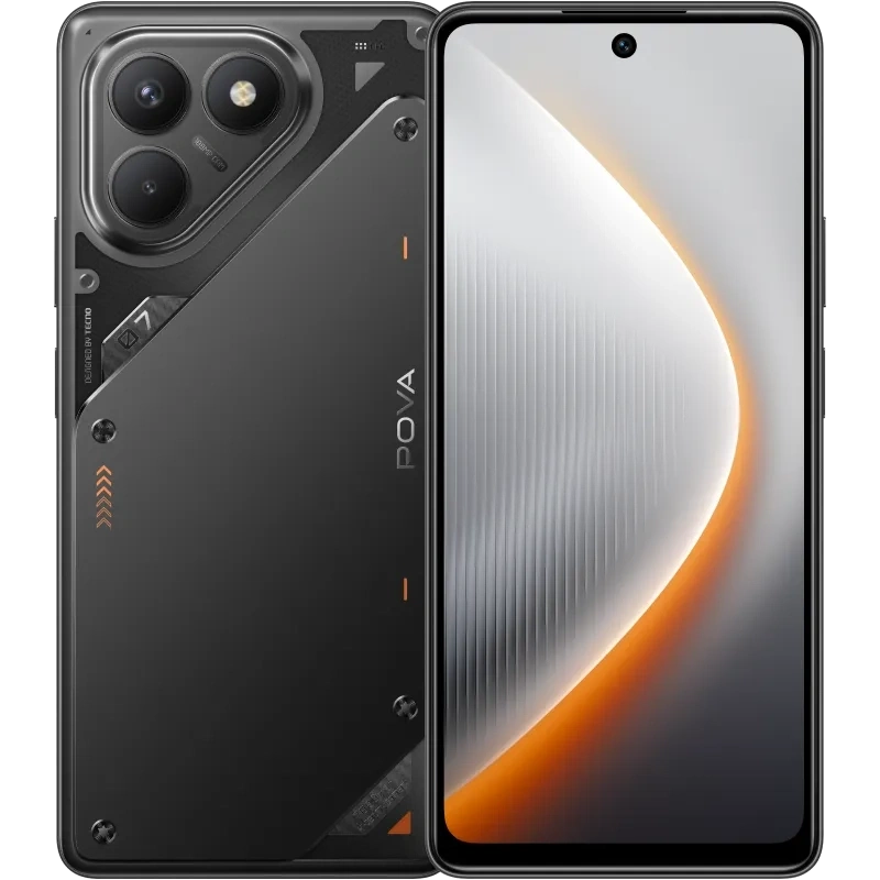 Смартфон Tecno Pova 7 Neo 8/128Gb Индустриальный чёрный (LJ6). Фото 1