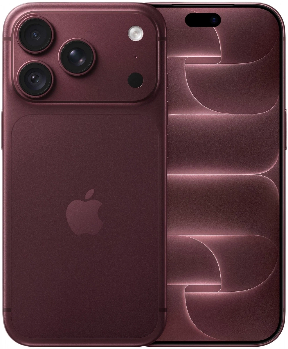 Смартфон Apple iPhone 18 Pro 1Тб, Бургунди (eSIM+SIM) (Без RuStore). Фото 1